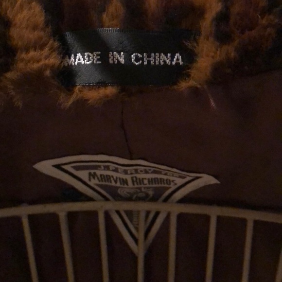 Leopard print fur coat - Picture 4 of 8